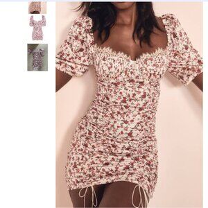 NEW NWT For Love & Lemons Floral Melrose Dress - Size XS
